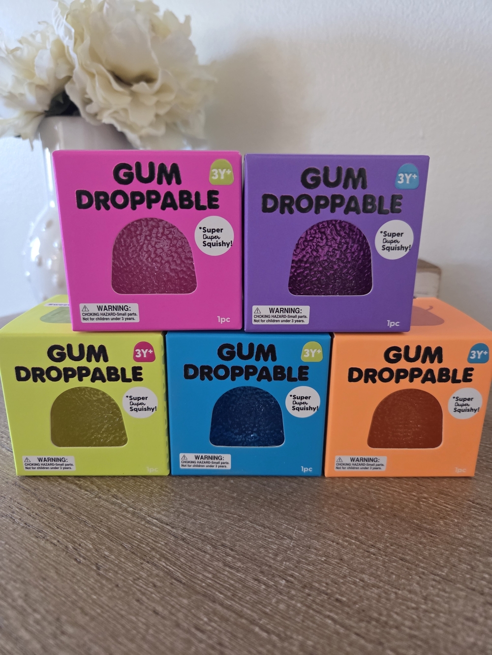 J'adore 5pc Gum Drop Squishy Set -